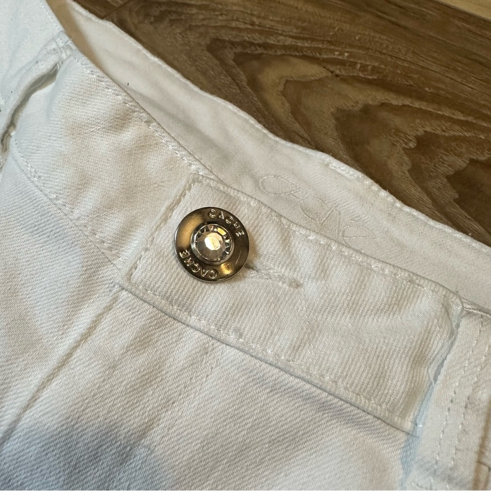 Cache Bright White Denim Jeans - Picture 3 of 9